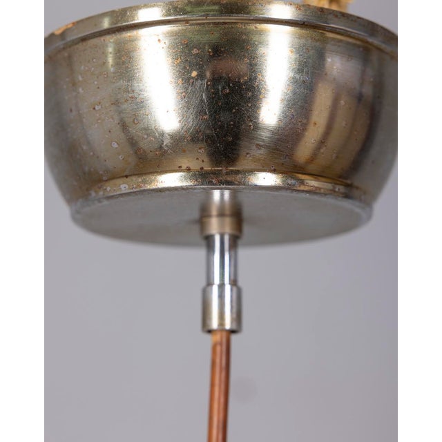 Vintage Italian White Plastic Pendant Lamp, 1970s For Sale - Image 6 of 7