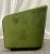 2000 - 2009 Pair Green Velvet Swivel Chairs For Sale - Image 5 of 9