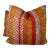 Jane Churchill "Medina Stripe" in Red 22" Pillows-a Pair For Sale