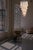 Large Italian Murano Glass Spiral Chandelier with 83 Pink Glass Petals, 1990s For Sale - Image 4 of 12
