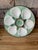1930s French Longchamp Green and White Majolica Oyster Plate For Sale - Image 16 of 16
