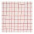 Sample - Schumacher X Miles Redd Painterly Windowpane Fabric in Red For Sale