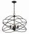 Anson 4-Light Contemporary Statement Chandelier For Sale In Atlanta - Image 6 of 9