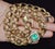 Gia Certified Natural 6.91Cts Colombian Emerald & Diamond 14k Italian Gold Statement Necklace For Sale - Image 10 of 13