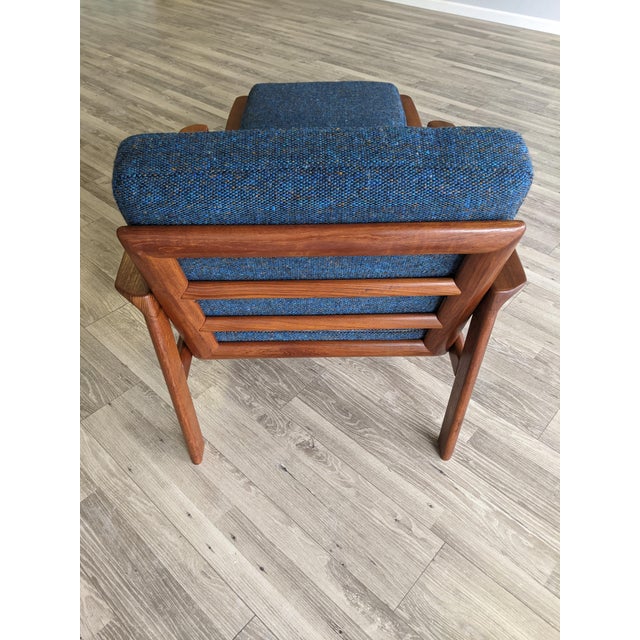 1960s 1960s Danish Modern Komfort Lounge Chair and Ottoman For Sale - Image 5 of 12