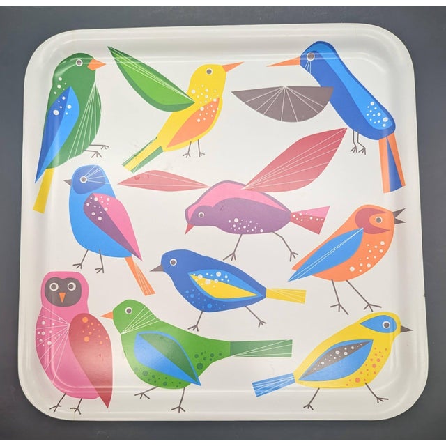 White Vintage "Bärbar" Melamine Serving Tray Designed by Edholm Ullenius For Sale - Image 8 of 10