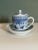 Farmhouse Early 20th Century Blue and White Butterfly Mug For Sale - Image 3 of 9