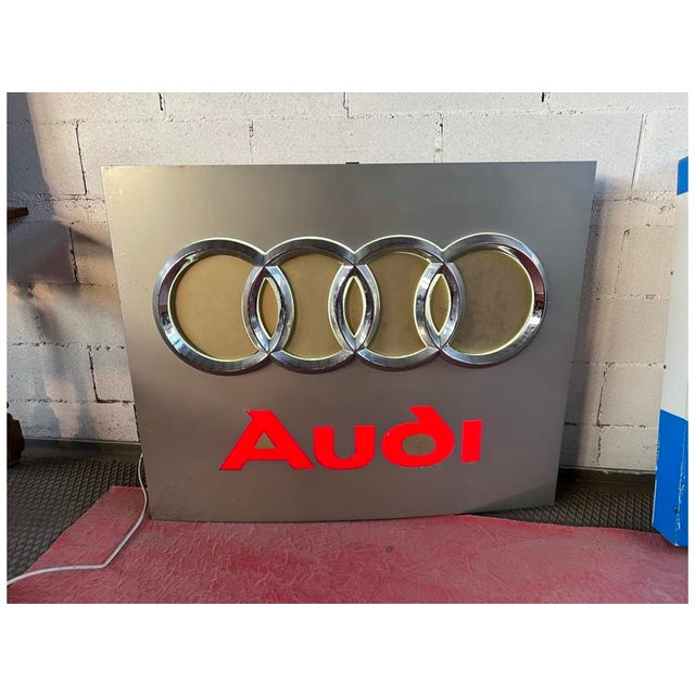 Audi Backlit NEON Sign, 1980s For Sale - Image 10 of 18