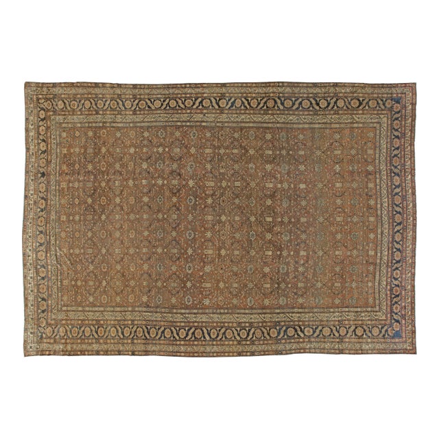 Oversized Antique Persian Bibikabad Rug For Sale