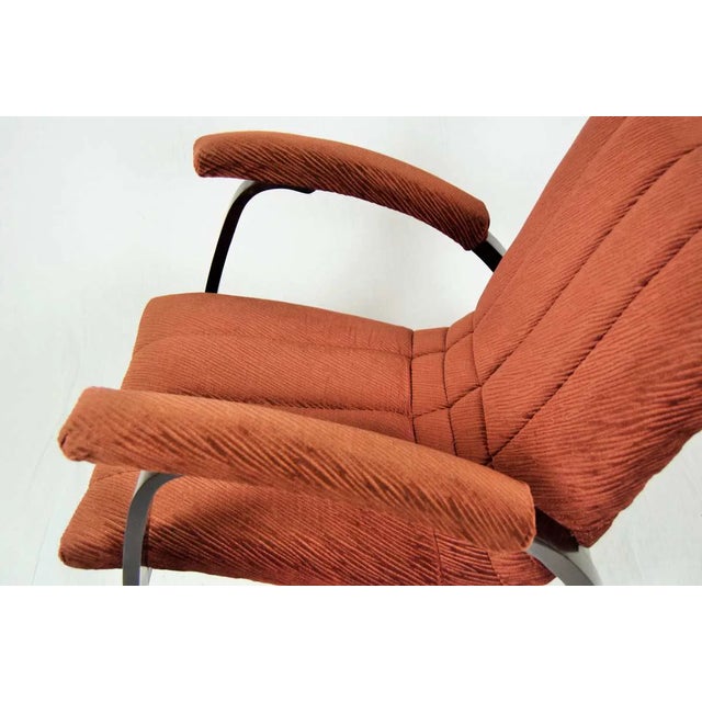 Fabric and Wood Lounge Chair by Jan Vanek, 1930s, in Very Good conditions. Designed 1920 to 1949