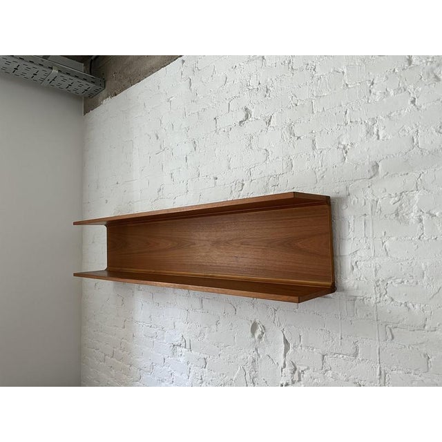 Floating Wall Shelf in Teak from Pedersen & Hansen, 1960s For Sale - Image 6 of 13