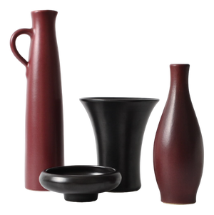 Studio Ceramic Vases by Jan Bontjes Van Beek, 1950s, Set of 4