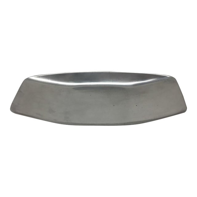 1960s Mid-Century Modern WMF Cromargan Stainless Steel Oblong Serving Dish For Sale