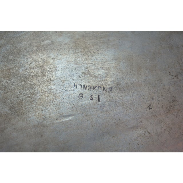 2 Late 20th Century Hong Kong Brass Calligraphy Garden Stools Storage Drums Barrels Ottomans For Sale - Image 18 of 18