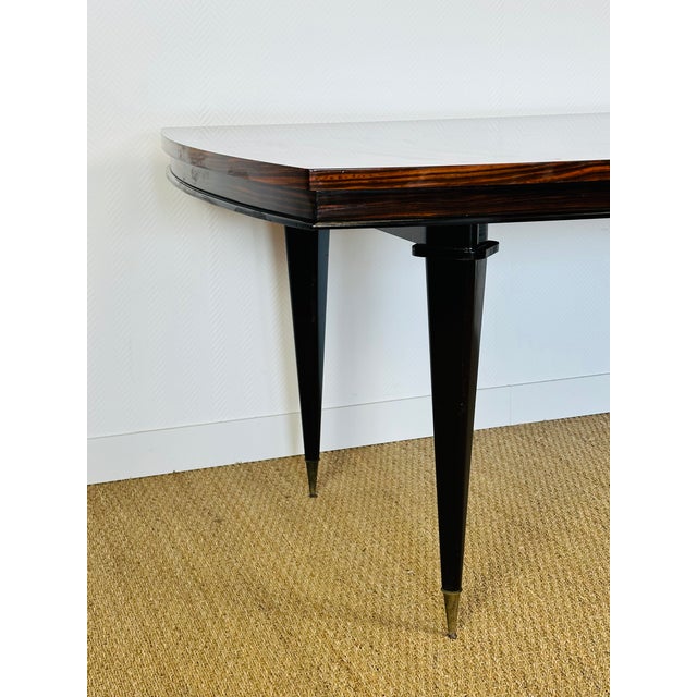 Art Deco Dining Table in Macassar, 1940s For Sale - Image 10 of 13