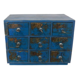Workshop Chest of 9 Drawers, 1970s For Sale