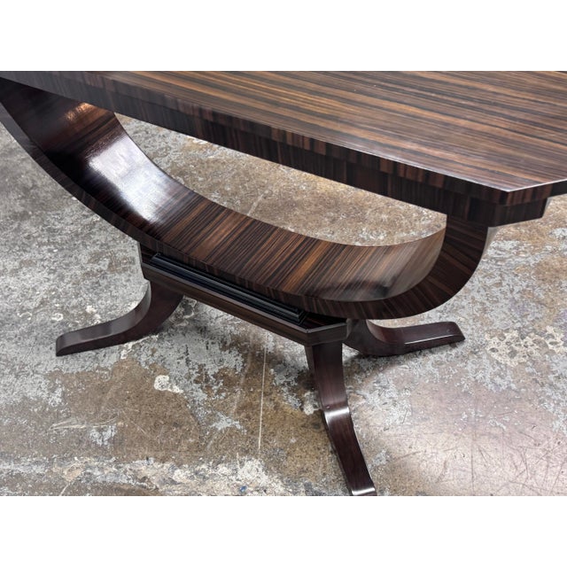 2010s C. Mariani Antiques Macassar Ebony Console Table For Sale - Image 5 of 12