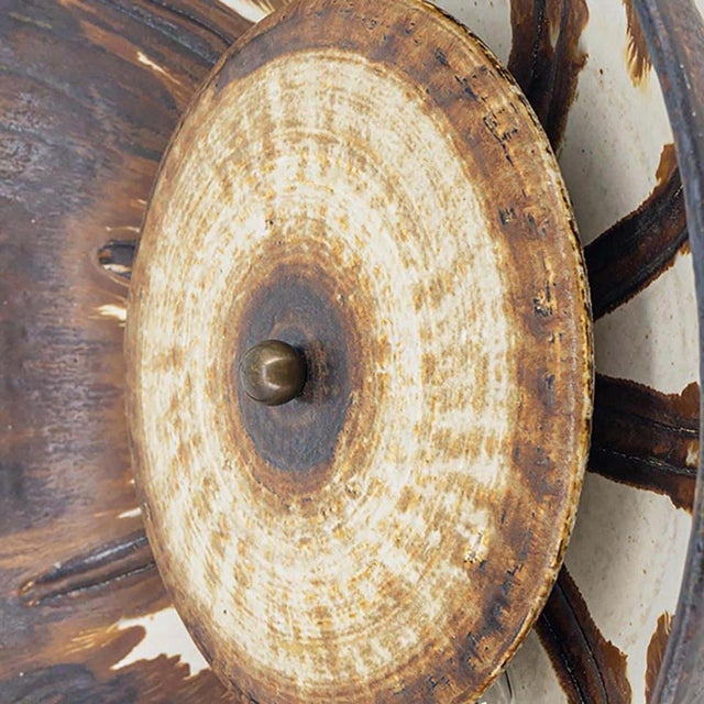 Wall Light with Brown and Beige Accents from Axella, Denmark, 1970s For Sale - Image 6 of 15