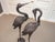 Unknown, Cranes, Sweden, 1970s, Patinated Bronze, Set of 2 For Sale - Image 14 of 15