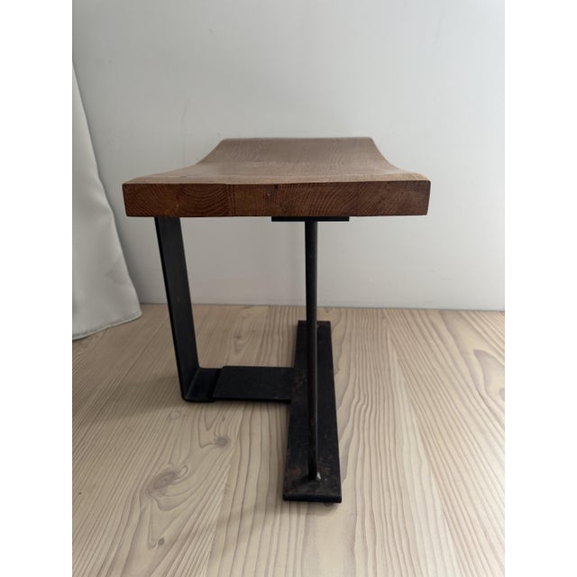 Vintage Stool by Pierre Chareau for Ecart International, 1990 For Sale - Image 13 of 18