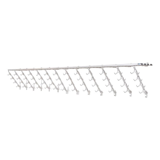 Industrial Wall Coat Rack, Netherlands, 1980s For Sale