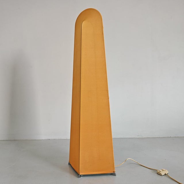 Kazuki Fabric Floor Lamp by K. Takahama for Sirrah, 1970s For Sale - Image 14 of 18