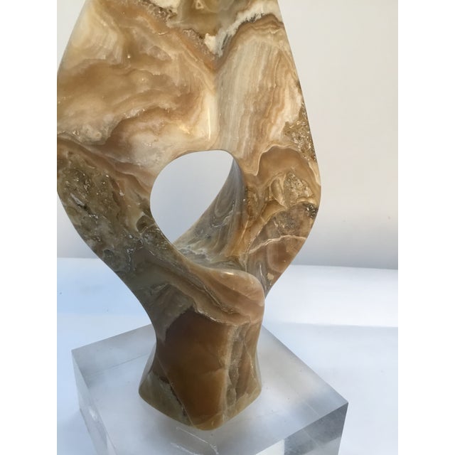 Abstract Onyx Sculpture by Leonardo Nierman . Chairish