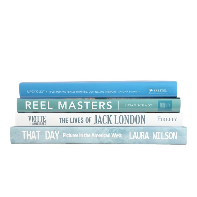 Modern Ocean ColorStak, S/4. Features a blend of four authentic hardback books published 1990-Present all displayed in a...