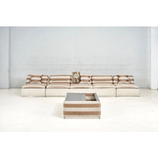 1970s Saporiti “P10” Proposals Sectional by Giovanni Offredi, Italy 1970 For Sale - Image 5 of 13