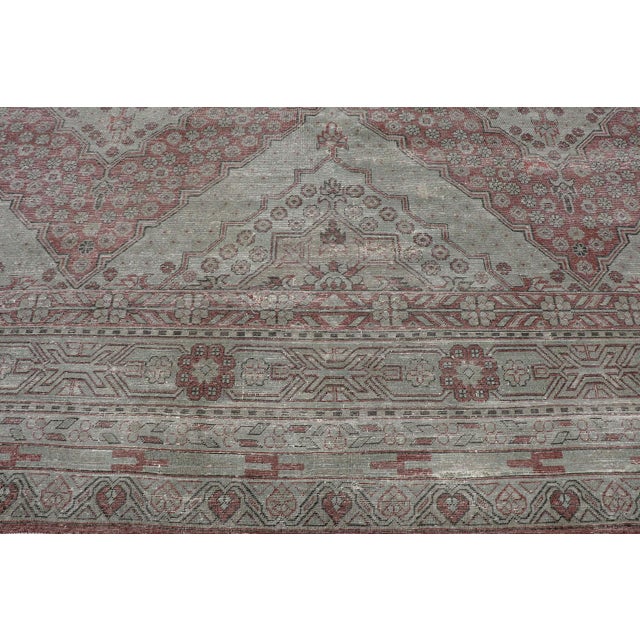 Antique Persian Khotan Rug, 10'07 X 15'06 For Sale - Image 4 of 10