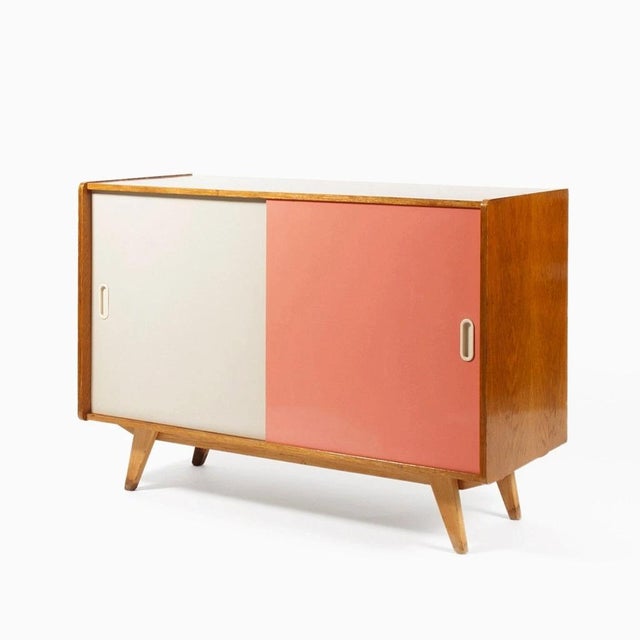 Modern Vintage Modern Wood U-452 Cabinet, 1960s For Sale - Image 3 of 7