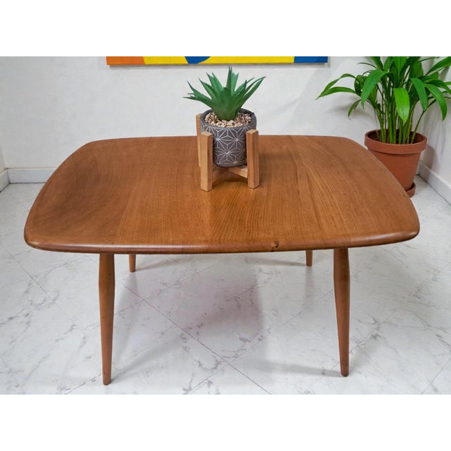 Mid-Century Modern Mid-Century Modern Elm Plank Coffee Table from Ercol, 1970s For Sale - Image 3 of 16