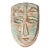 Studio Pottery Face Plaque by Edna Reindel For Sale