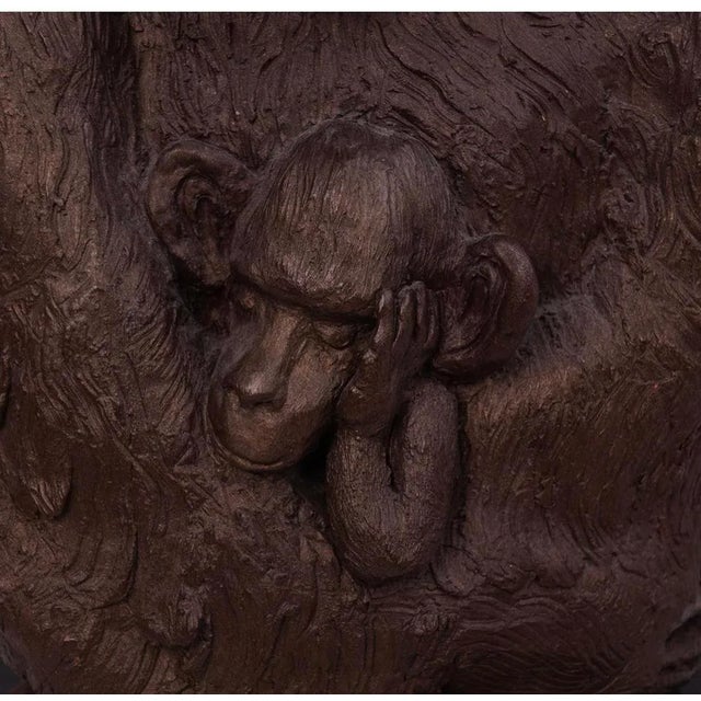 Figurative Vintage Mid-20th Century Monkey Figurine For Sale - Image 3 of 9
