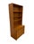 Vintage Danish Modern Domino Møbler 2-Piece Teak Bookcase, circa 1970s, expertly crafted in Denmark. This versatile...