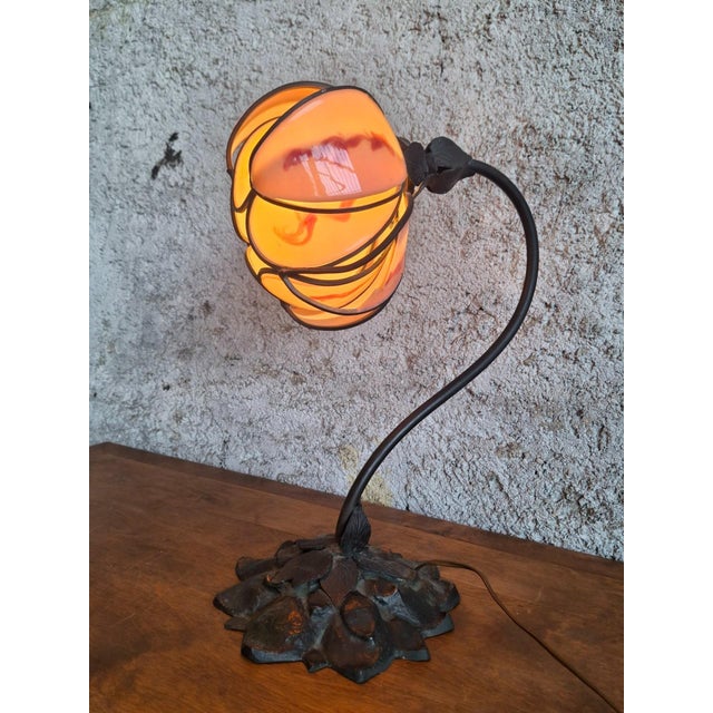 20th Century Art Nouveau Desk Lamp by Cara Merot, 1890s For Sale - Image 11 of 11
