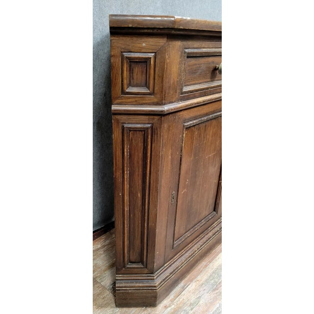 Rustic Corner Cabinet in Fir Wood, Late 19th Century For Sale - Image 3 of 8