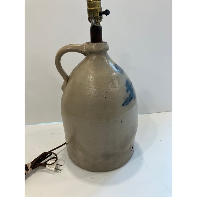 American Antique American Stoneware Lamp For Sale - Image 3 of 8