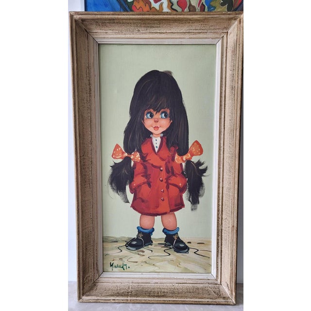 Michel Thomas, Children of Paris, 1970s, Oil on Canvas For Sale - Image 14 of 14