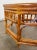 Vintage Glass Top Scorched Bamboo Coffee Table For Sale In Kansas City - Image 6 of 6
