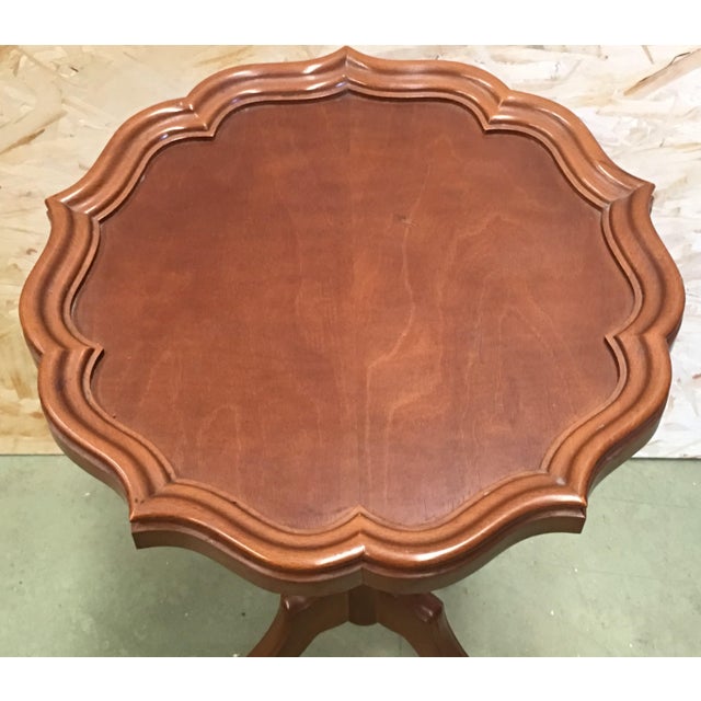 20th Century George III Style Piecrust Wine Table For Sale - Image 10 of 18