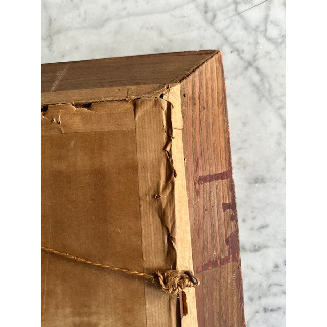 Campana, a Street in Nice, 1920s, Watercolor & Glass & Wood & Paper, Framed For Sale - Image 10 of 15