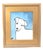 2020s Folk Art Doggie Dog Puppy Oil Painting Including the Antiqued Gold Wood Frame For Sale - Image 5 of 5