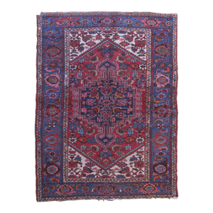 Vintage Persian Wool Rug - 6.7 X 4.43 Ft