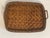 Coastal Vintage Bamboo Rattan Woven Tray With Handles For Sale - Image 3 of 5