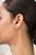 Not Yet Made - Made To Order Oval Emerald & Diamond May Birthstone Stud Earrings in 14k White Gold- A Pair For Sale - Image 5 of 13