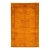 Modern Oushak Handmade Orange Wool Rug With Geometric Pattern For Sale