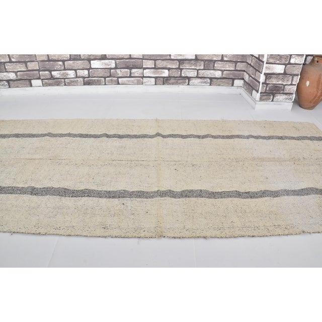 1960s Vintage Turkish Organic Kilim Runner For Sale - Image 5 of 10