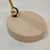 Gold Arc Floor Light in Brass and Travertine by Goffredo Reggiani, 1970s For Sale - Image 8 of 9