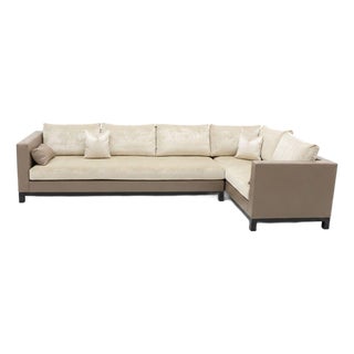Holly Hunt Valerie Modern Sectional Sofa For Sale